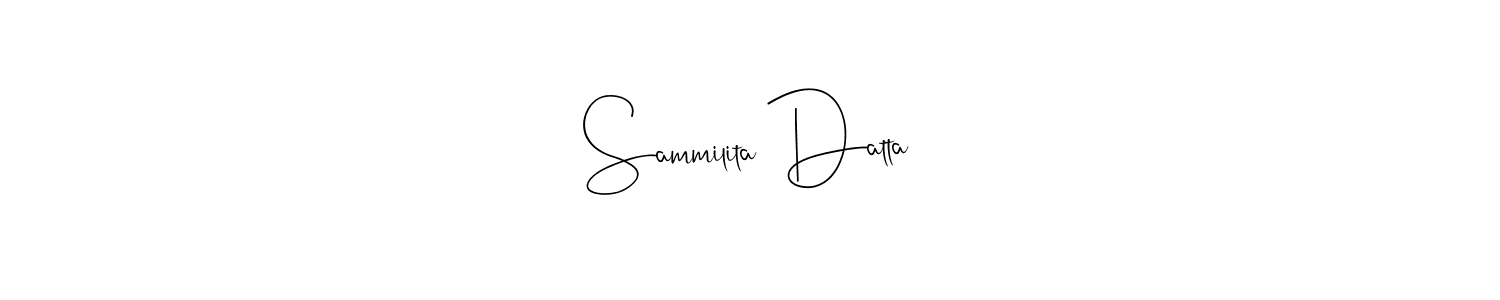 Here are the top 10 professional signature styles for the name Sammilita Datta. These are the best autograph styles you can use for your name. Sammilita Datta signature style 4 images and pictures png