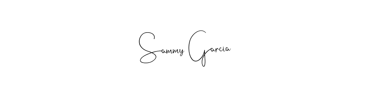 You should practise on your own different ways (Andilay-7BmLP) to write your name (Sammy Garcia) in signature. don't let someone else do it for you. Sammy Garcia signature style 4 images and pictures png