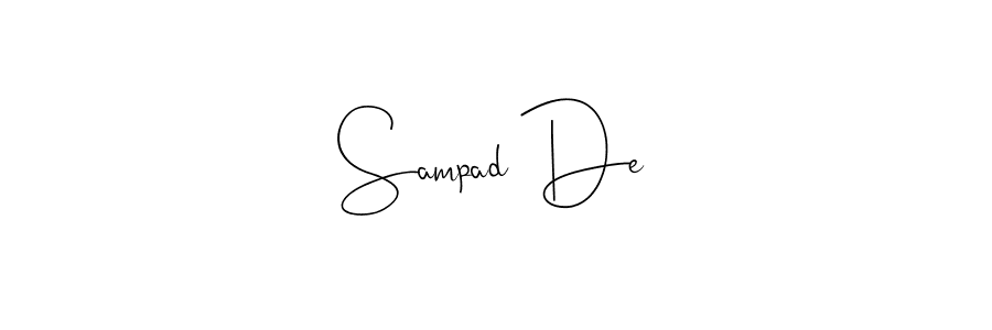 Sampad De stylish signature style. Best Handwritten Sign (Andilay-7BmLP) for my name. Handwritten Signature Collection Ideas for my name Sampad De. Sampad De signature style 4 images and pictures png