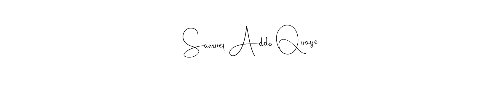 Make a beautiful signature design for name Samuel Addo Quaye. Use this online signature maker to create a handwritten signature for free. Samuel Addo Quaye signature style 4 images and pictures png