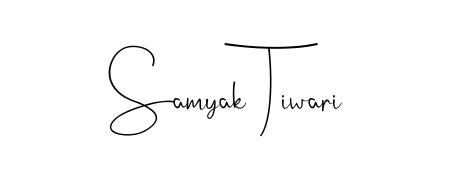 Practice writing Samyak Tiwari with the flow of Andilay-7BmLP lettering. A fantastic source of inspiration for developing your personal signature style. Samyak Tiwari signature style 4 images and pictures png