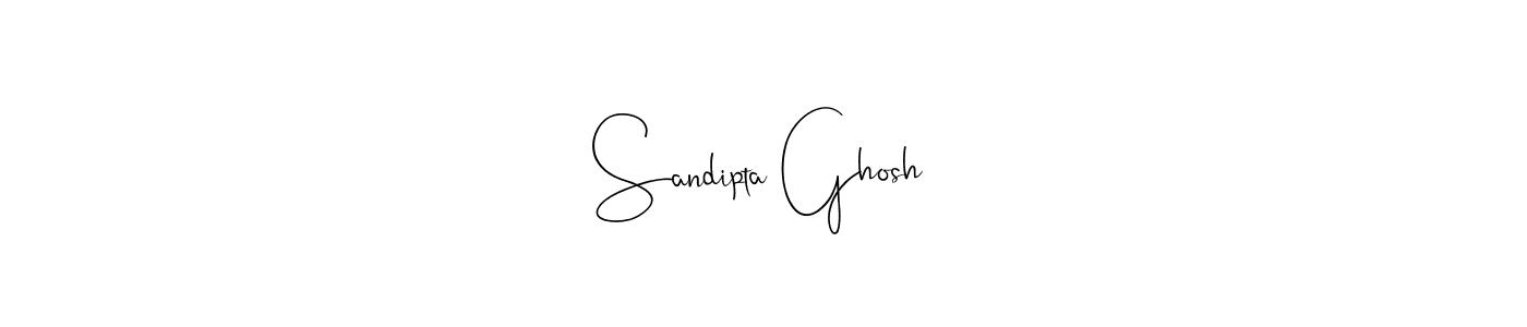 Make a beautiful signature design for name Sandipta Ghosh. With this signature (Andilay-7BmLP) style, you can create a handwritten signature for free. Sandipta Ghosh signature style 4 images and pictures png