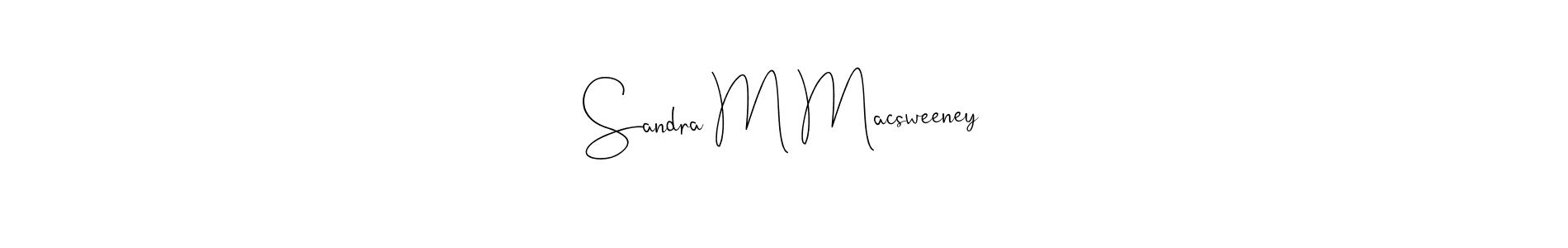 Similarly Andilay-7BmLP is the best handwritten signature design. Signature creator online .You can use it as an online autograph creator for name Sandra M Macsweeney. Sandra M Macsweeney signature style 4 images and pictures png