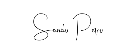 Upgrade your professional image with Sandu Petru signature created with Andilay-7BmLP font. Fast, free, and watermark-free download. Sandu Petru signature style 4 images and pictures png