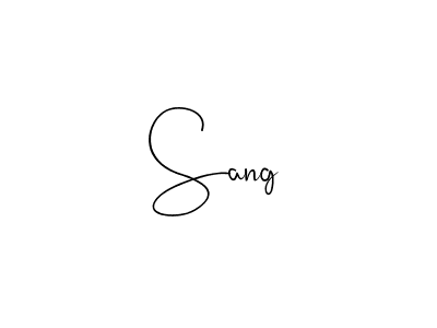 Also we have Sang name is the best signature style. Create professional handwritten signature collection using Andilay-7BmLP autograph style. Sang signature style 4 images and pictures png