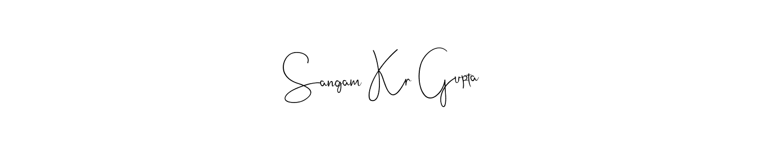 You can use this online signature creator to create a handwritten signature for the name Sangam Kr Gupta. This is the best online autograph maker. Sangam Kr Gupta signature style 4 images and pictures png