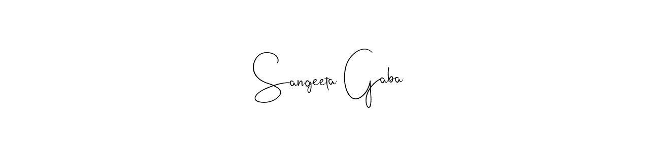 Best and Professional Signature Style for Sangeeta Gaba. Andilay-7BmLP Best Signature Style Collection. Sangeeta Gaba signature style 4 images and pictures png