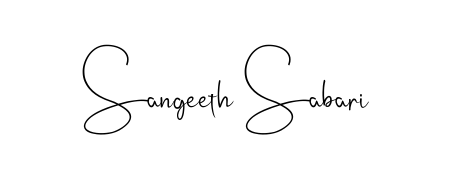 Personalize your online presence with Sangeeth Sabari signature rendered in elegant Andilay-7BmLP font. Great for website footers and blogs. Sangeeth Sabari signature style 4 images and pictures png