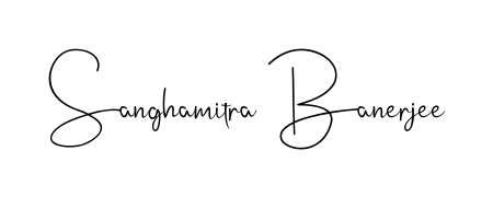 It looks like you need a new signature style for name Sanghamitra Banerjee. Design unique handwritten (Andilay-7BmLP) signature with our free signature maker in just a few clicks. Sanghamitra Banerjee signature style 4 images and pictures png