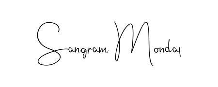 You can use this online signature creator to create a handwritten signature for the name Sangram Mondal. This is the best online autograph maker. Sangram Mondal signature style 4 images and pictures png