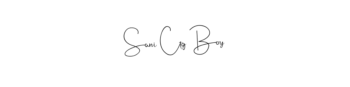 Similarly Andilay-7BmLP is the best handwritten signature design. Signature creator online .You can use it as an online autograph creator for name Sani Ctg Boy. Sani Ctg Boy signature style 4 images and pictures png