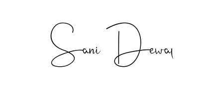 The Andilay-7BmLP handwriting style adds charm and authenticity to name Sani Dewal. A wonderful choice for personal thank-you notes. Sani Dewal signature style 4 images and pictures png