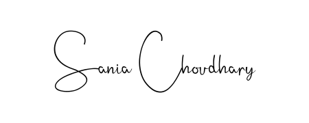 Make your name Sania Choudhary memorable on every contract using Andilay-7BmLP autograph style. Instant transparent background export available. Sania Choudhary signature style 4 images and pictures png