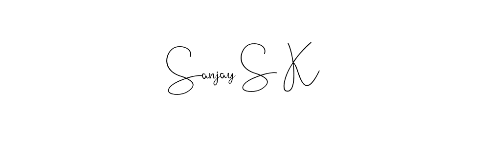 How to Draw Sanjay S K signature style? Andilay-7BmLP is a latest design signature styles for name Sanjay S K. Sanjay S K signature style 4 images and pictures png