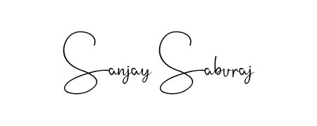 Get inspired by this graceful Andilay-7BmLP signature style for name Sanjay Saburaj. Smooth loops and balanced proportions for everyday use. Sanjay Saburaj signature style 4 images and pictures png