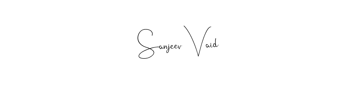 How to Draw Sanjeev Vaid signature style? Andilay-7BmLP is a latest design signature styles for name Sanjeev Vaid. Sanjeev Vaid signature style 4 images and pictures png