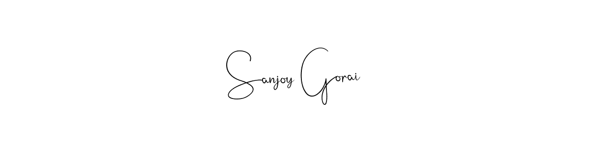 Sanjoy Gorai stylish signature style. Best Handwritten Sign (Andilay-7BmLP) for my name. Handwritten Signature Collection Ideas for my name Sanjoy Gorai. Sanjoy Gorai signature style 4 images and pictures png