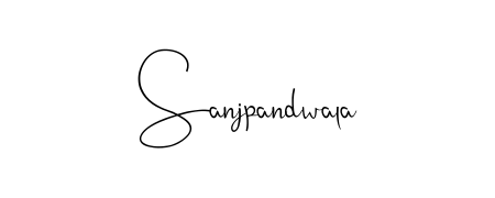 Practice writing Sanjpandwala with the flow of Andilay-7BmLP lettering. A fantastic source of inspiration for developing your personal signature style. Sanjpandwala signature style 4 images and pictures png