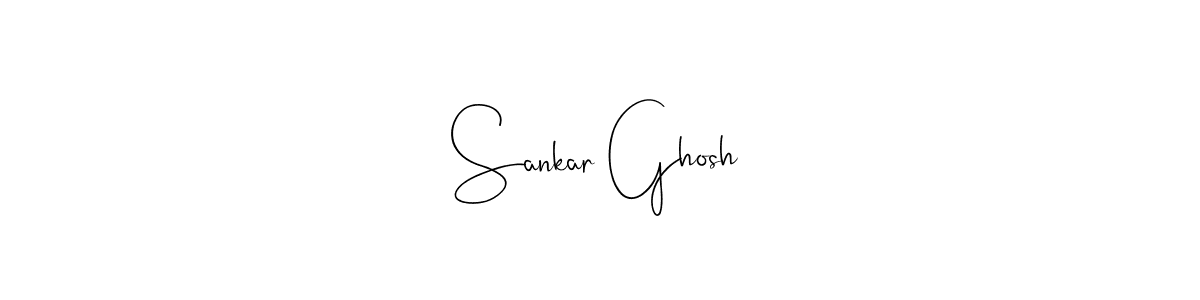 Design your own signature with our free online signature maker. With this signature software, you can create a handwritten (Andilay-7BmLP) signature for name Sankar Ghosh. Sankar Ghosh signature style 4 images and pictures png