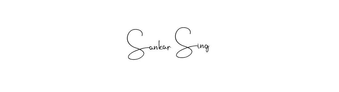 Create a beautiful signature design for name Sankar Sing. With this signature (Andilay-7BmLP) fonts, you can make a handwritten signature for free. Sankar Sing signature style 4 images and pictures png