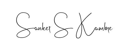 Practice writing Sanket S Kamble with the flow of Andilay-7BmLP lettering. A fantastic source of inspiration for developing your personal signature style. Sanket S Kamble signature style 4 images and pictures png