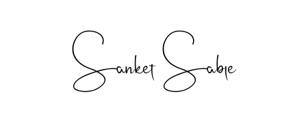 How to make Sanket Sable signature? Andilay-7BmLP is a professional autograph style. Create handwritten signature for Sanket Sable name. Sanket Sable signature style 4 images and pictures png