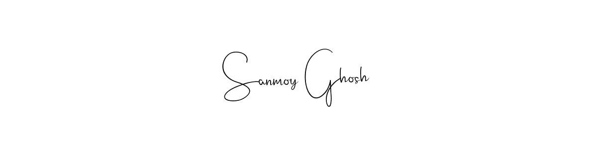 Make a beautiful signature design for name Sanmoy Ghosh. Use this online signature maker to create a handwritten signature for free. Sanmoy Ghosh signature style 4 images and pictures png