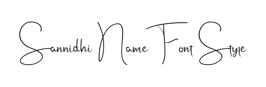Make your name Sannidhi Name Font Style memorable on every contract using Andilay-7BmLP autograph style. Instant transparent background export available. Sannidhi Name Font Style signature style 4 images and pictures png