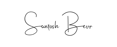 Similarly Andilay-7BmLP is the best handwritten signature design. Signature creator online. You can use it as an online autograph creator for name Santosh Beur. Santosh Beur signature style 4 images and pictures png