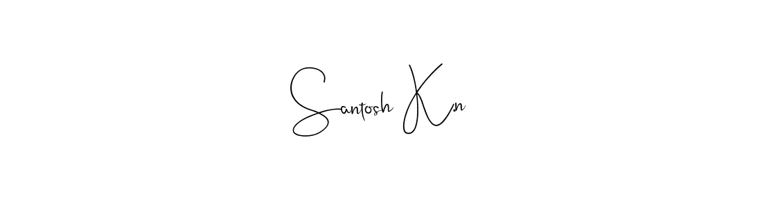 It looks lik you need a new signature style for name Santosh K.n. Design unique handwritten (Andilay-7BmLP) signature with our free signature maker in just a few clicks. Santosh K.n signature style 4 images and pictures png