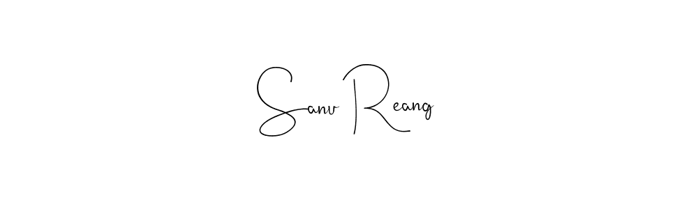 How to make Sanu Reang signature? Andilay-7BmLP is a professional autograph style. Create handwritten signature for Sanu Reang name. Sanu Reang signature style 4 images and pictures png