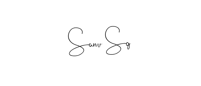 Similarly Andilay-7BmLP is the best handwritten signature design. Signature creator online .You can use it as an online autograph creator for name Sanu Sg. Sanu Sg signature style 4 images and pictures png