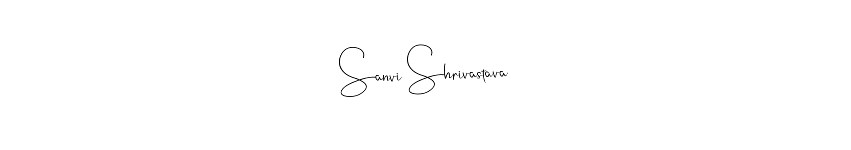 Design your own signature with our free online signature maker. With this signature software, you can create a handwritten (Andilay-7BmLP) signature for name Sanvi Shrivastava. Sanvi Shrivastava signature style 4 images and pictures png