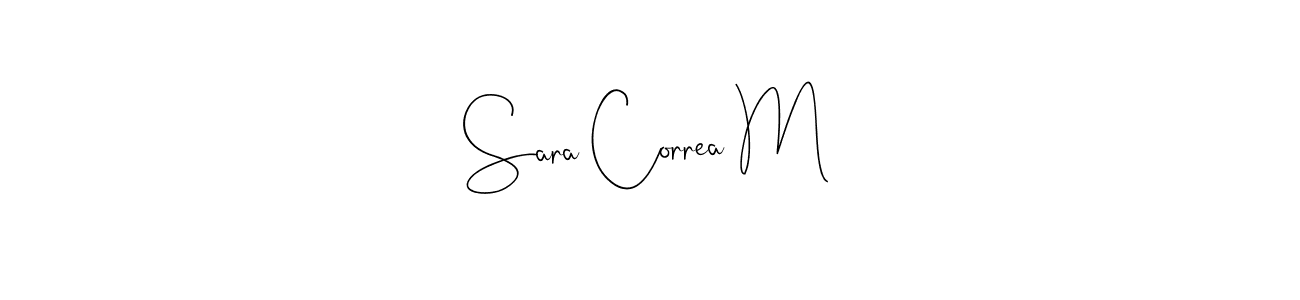 See photos of Sara Correa M official signature by Spectra . Check more albums & portfolios. Read reviews & check more about Andilay-7BmLP font. Sara Correa M signature style 4 images and pictures png