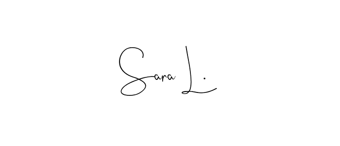 Make a short Sara L. signature style. Manage your documents anywhere anytime using Andilay-7BmLP. Create and add eSignatures, submit forms, share and send files easily. Sara L. signature style 4 images and pictures png