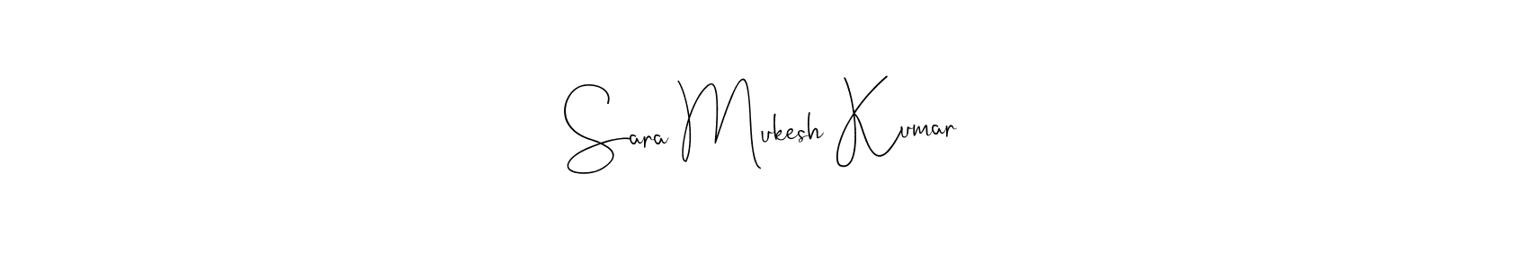 Use a signature maker to create a handwritten signature online. With this signature software, you can design (Andilay-7BmLP) your own signature for name Sara Mukesh Kumar. Sara Mukesh Kumar signature style 4 images and pictures png