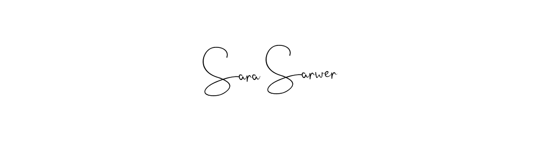 Also You can easily find your signature by using the search form. We will create Sara Sarwer name handwritten signature images for you free of cost using Andilay-7BmLP sign style. Sara Sarwer signature style 4 images and pictures png