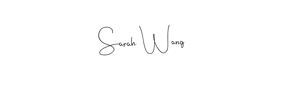 How to Draw Sarah Wang signature style? Andilay-7BmLP is a latest design signature styles for name Sarah Wang. Sarah Wang signature style 4 images and pictures png