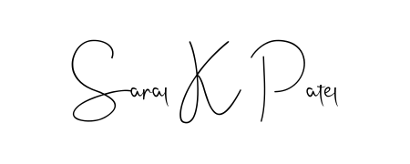 Discover the perfect balance of readability and style for Saral K Patel with Andilay-7BmLP font. Create your dream signature today. Saral K Patel signature style 4 images and pictures png