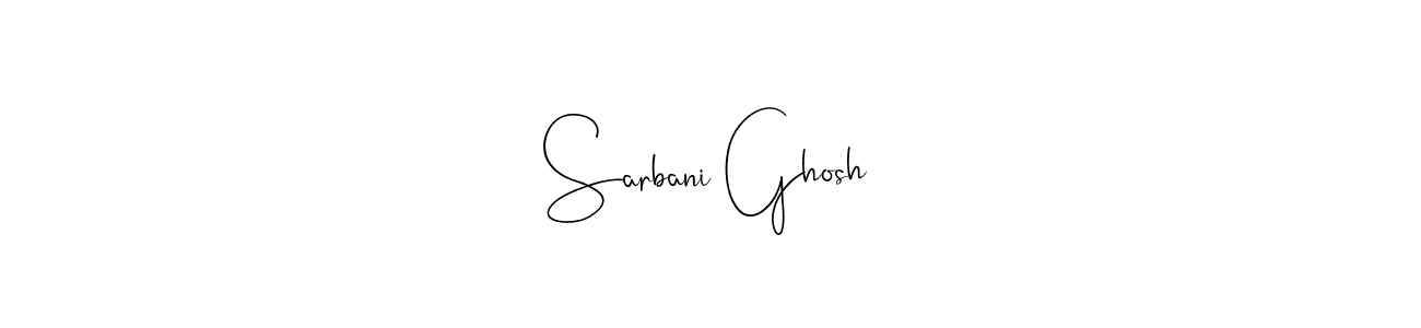 Andilay-7BmLP is a professional signature style that is perfect for those who want to add a touch of class to their signature. It is also a great choice for those who want to make their signature more unique. Get Sarbani Ghosh name to fancy signature for free. Sarbani Ghosh signature style 4 images and pictures png