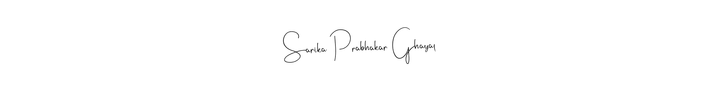 Make a beautiful signature design for name Sarika Prabhakar Ghayal. Use this online signature maker to create a handwritten signature for free. Sarika Prabhakar Ghayal signature style 4 images and pictures png