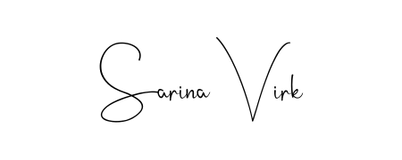 Use a signature maker to create a handwritten signature online. With this signature software, you can design (Andilay-7BmLP) your own signature for name Sarina Virk. Sarina Virk signature style 4 images and pictures png