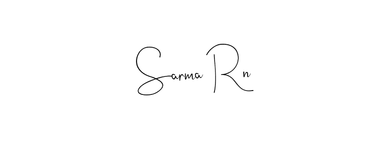 It looks lik you need a new signature style for name Sarma Rn. Design unique handwritten (Andilay-7BmLP) signature with our free signature maker in just a few clicks. Sarma Rn signature style 4 images and pictures png