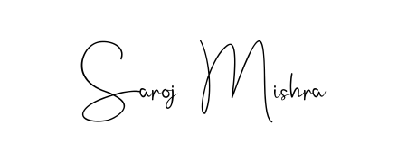 Personalize your online presence with Saroj  Mishra signature rendered in elegant Andilay-7BmLP font. Great for website footers and blogs. Saroj  Mishra signature style 4 images and pictures png