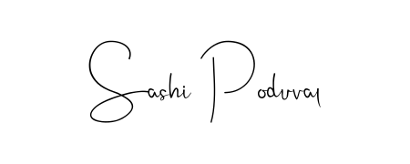 Get an exclusive digital autograph for Sashi Poduval. The Andilay-7BmLP typeface captures the charm of real penmanship on paper. Sashi Poduval signature style 4 images and pictures png