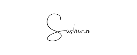 Create your official email sign-off with Sashwin name in Andilay-7BmLP style. Crisp, clean, and perfectly legible across all screens. Sashwin signature style 4 images and pictures png