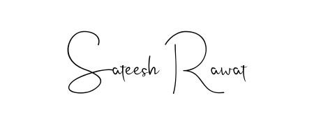Transform the name Sateesh Rawat into a signature masterpiece using Andilay-7BmLP font. Ideal for photographers, artists, and creators looking for watermarks. Sateesh Rawat signature style 4 images and pictures png