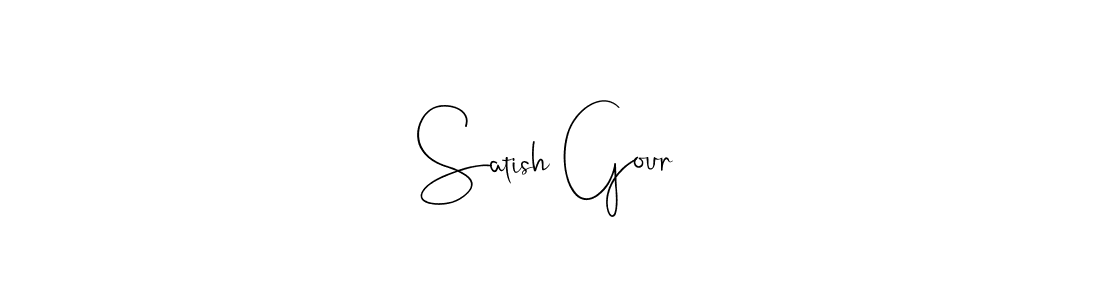 Similarly Andilay-7BmLP is the best handwritten signature design. Signature creator online .You can use it as an online autograph creator for name Satish Gour. Satish Gour signature style 4 images and pictures png