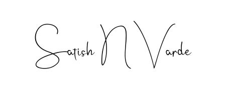 Upgrade your professional image with Satish N Varde signature created with Andilay-7BmLP font. Fast, free, and watermark-free download. Satish N Varde signature style 4 images and pictures png