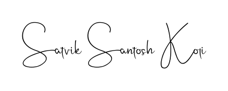 Andilay-7BmLP is a professional signature style that is perfect for those who want to add a touch of class to their signature. Get Satvik Santosh Koli name fancy signature for free. Satvik Santosh Koli signature style 4 images and pictures png